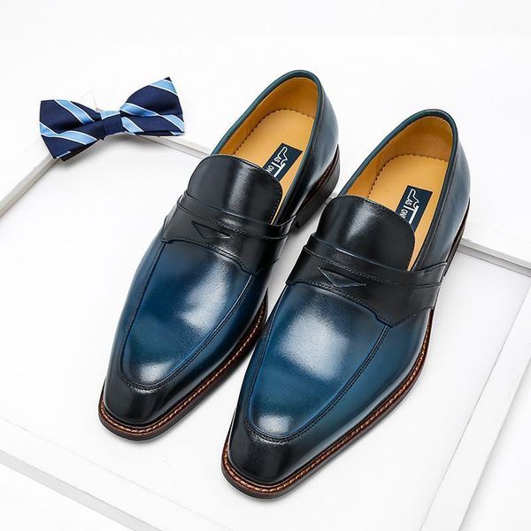 men italian genuine leather penny loafers mens pointed toe slip on oxfords dress wedding brown blue casual shoes driving shoes1, Black
men italian genuine leather penny loafers mens pointed toe slip on oxfords dress wedding brown blue casual shoes driving shoes1, Black