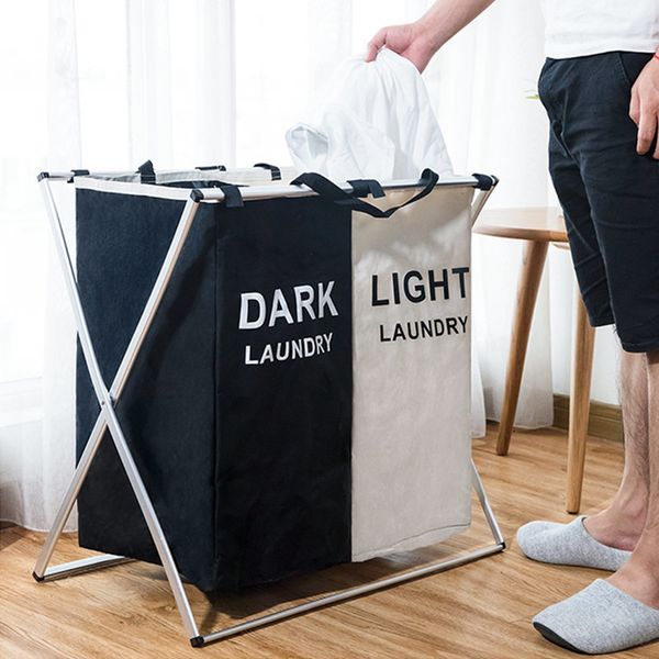 foldable dirty laundry basket organizer x-shape printed collapsible three grid home laundry hamper sorter laundry basket large t200115
foldable dirty laundry basket organizer x-shape printed collapsible three grid home laundry hamper sorter laundry basket large t200115