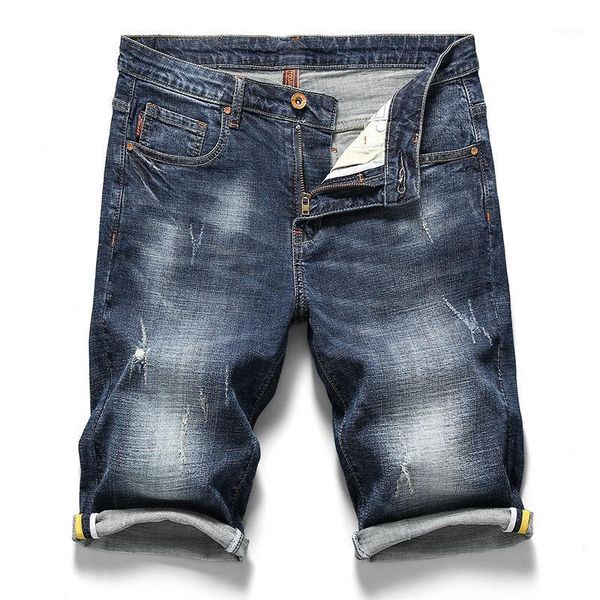 summer new cotton denim shorts men jeans bermuda knee-length solid blue elastic male short trousers plus size1
summer new cotton denim shorts men jeans bermuda knee-length solid blue elastic male short trousers plus size1