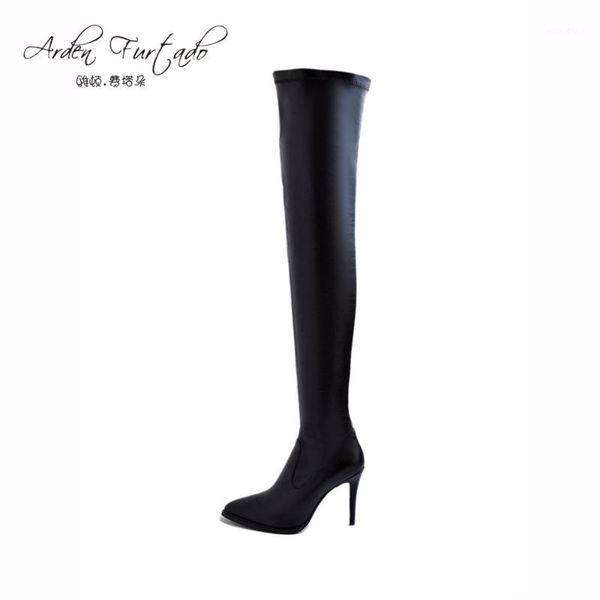 2020 spring autumn sewing over the knee super long boots woman high heels genuine leather stretch fabric thigh high boots1, Black
2020 spring autumn sewing over the knee super long boots woman high heels genuine leather stretch fabric thigh high boots1, Black
