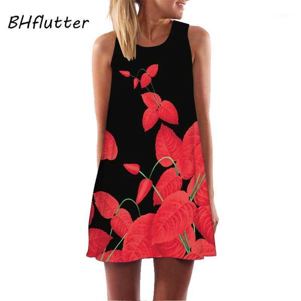 bhflutter black red floral print dress women fashion sleeveless casual loose summer dress a-line party vestidos mujer 20181, Black;gray
bhflutter black red floral print dress women fashion sleeveless casual loose summer dress a-line party vestidos mujer 20181, Black;gray