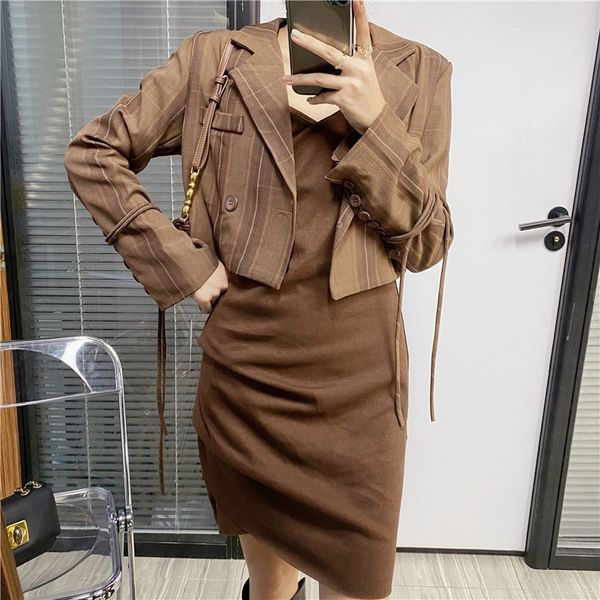 k3nqi british style lace up hardware chain irregular knitting sling i0tvj set two pieces dress short suit short suit dress, Gray
k3nqi british style lace up hardware chain irregular knitting sling i0tvj set two pieces dress short suit short suit dress, Gray