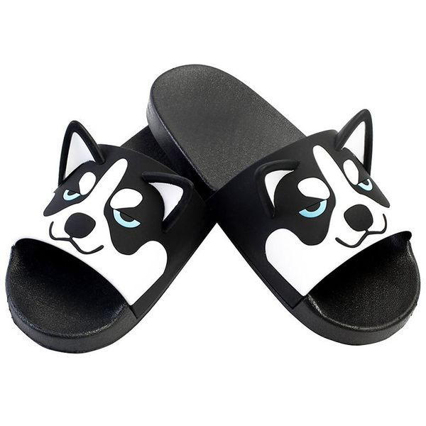 women girls slide sandals cartoon dog cat summer animal beach slippers platform slides shoes ladies soft sole huskie flip flops y200706, Black
women girls slide sandals cartoon dog cat summer animal beach slippers platform slides shoes ladies soft sole huskie flip flops y200706, Black
