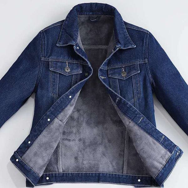 cotton thickened denim cold resistant plush middle-aged large loose men's jacket, Black;brown
cotton thickened denim cold resistant plush middle-aged large loose men's jacket, Black;brown
