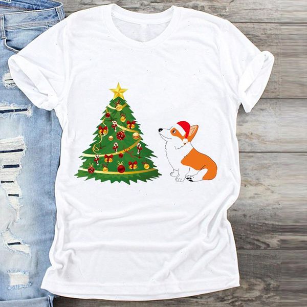 women new year dog cartoon clothing cute merry christmas print clothes graphic female tshirts t shirt ladies tee t shirt, White
women new year dog cartoon clothing cute merry christmas print clothes graphic female tshirts t shirt ladies tee t shirt, White