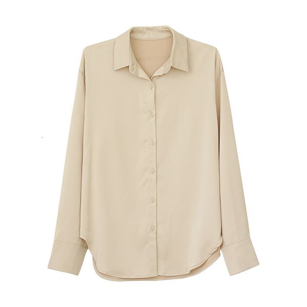 2021 new spring women satin turn down collar pure color womens and blouses boho shirt blusas roupa feminina 1yie, White
2021 new spring women satin turn down collar pure color womens and blouses boho shirt blusas roupa feminina 1yie, White