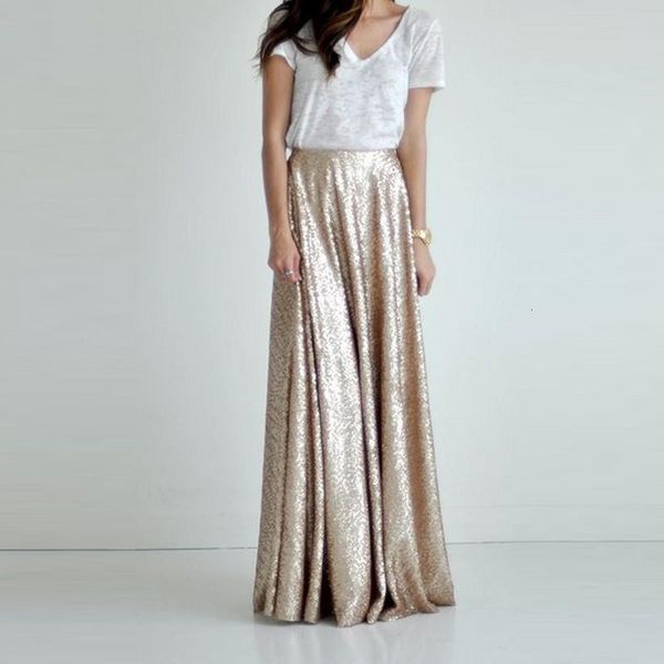 champagne shiny sequined long skirts for bridesmaid to wedding zipper a-line elegant skirt women 2018 custom made saia faldas, Black
champagne shiny sequined long skirts for bridesmaid to wedding zipper a-line elegant skirt women 2018 custom made saia faldas, Black