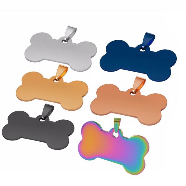 10 pcs wholesale bone shape 6 colors men stainless steel stamping blank dog tags pendant necklace jewelry findings 28*50mm 201014, Silver
10 pcs wholesale bone shape 6 colors men stainless steel stamping blank dog tags pendant necklace jewelry findings 28*50mm 201014, Silver