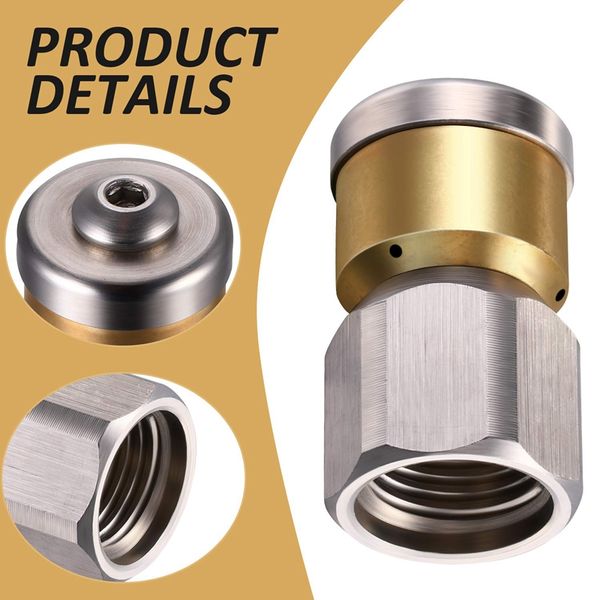 1/4 inch rotating sewer drain nozzle female npt 5.5 orifice 4,000 psi, 1/4 inch quick coupler plug female npt 5,500 psi, pressur
1/4 inch rotating sewer drain nozzle female npt 5.5 orifice 4,000 psi, 1/4 inch quick coupler plug female npt 5,500 psi, pressur