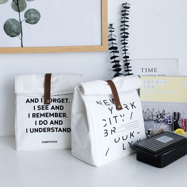 nordic english letter canvas insulation leather hasp lunch bag portable storage bags home storage organizer for food fruit bento y200714, Blue;pink
nordic english letter canvas insulation leather hasp lunch bag portable storage bags home storage organizer for food fruit bento y200714, Blue;pink