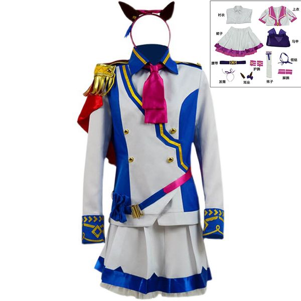 anime costumes uma musume pretty derby cosplay costume silence suzuka tokai teio special week cosplay horse girl special week halloween, Black
anime costumes uma musume pretty derby cosplay costume silence suzuka tokai teio special week cosplay horse girl special week halloween, Black