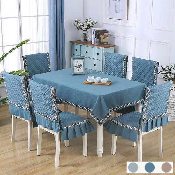 simple solid 13pcs/set table cloth set with chair covers elegant cushion home banquet decor nordic plaid rectangular tablecloth
simple solid 13pcs/set table cloth set with chair covers elegant cushion home banquet decor nordic plaid rectangular tablecloth
