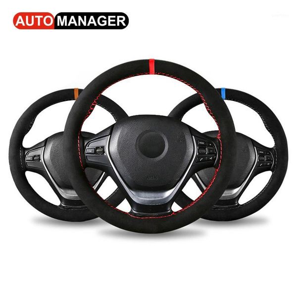 superior quality leather car steering wheel cover diy braid steering covers anti sweat slip sports style for most cars 15 inch1
superior quality leather car steering wheel cover diy braid steering covers anti sweat slip sports style for most cars 15 inch1