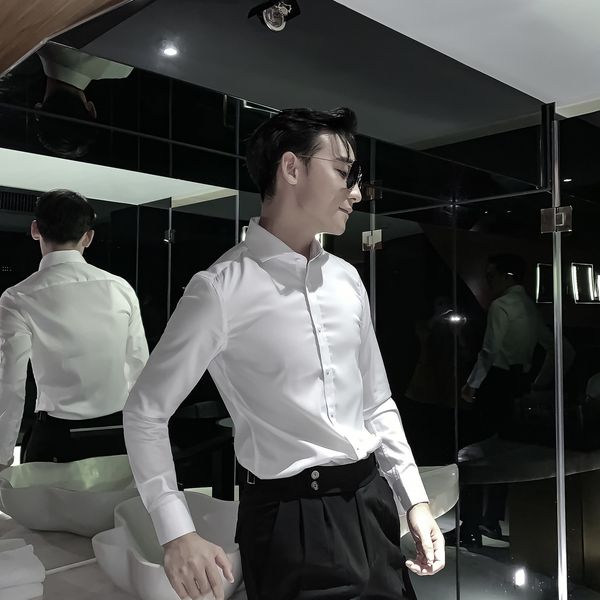 daio mens korea autumn winter men's slim fit one word windsor collar solid color versatile british style shirt
daio mens korea autumn winter men's slim fit one word windsor collar solid color versatile british style shirt