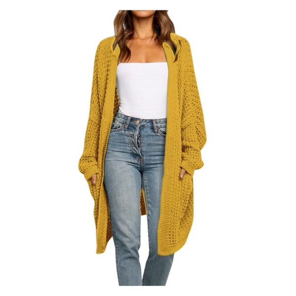 autumn winter patchwork sweater coat cardigan long sleeve open front knit sweaters coat pockets solid casual mujer#30, White
autumn winter patchwork sweater coat cardigan long sleeve open front knit sweaters coat pockets solid casual mujer#30, White