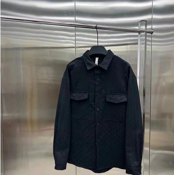 2022 new men's denim jeans jacket jacquard fabric male denim shirt fashion casual loose high-quality retro trendy streetwear, Black;brown
2022 new men's denim jeans jacket jacquard fabric male denim shirt fashion casual loose high-quality retro trendy streetwear, Black;brown