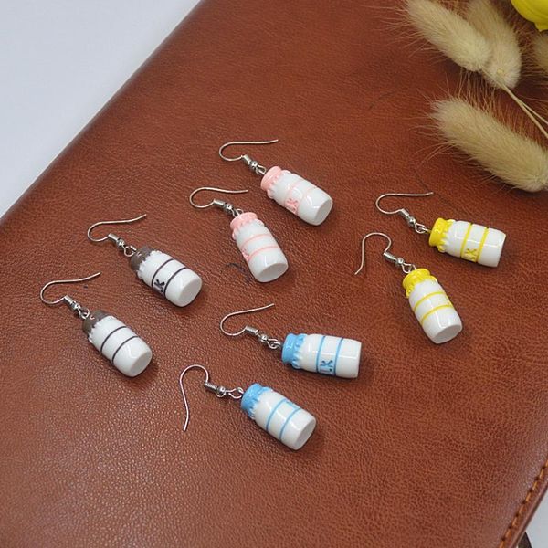 korean earrings small fresh and sweet cute fresh milk bottle drink bottle simple and small earrings women, Silver
korean earrings small fresh and sweet cute fresh milk bottle drink bottle simple and small earrings women, Silver