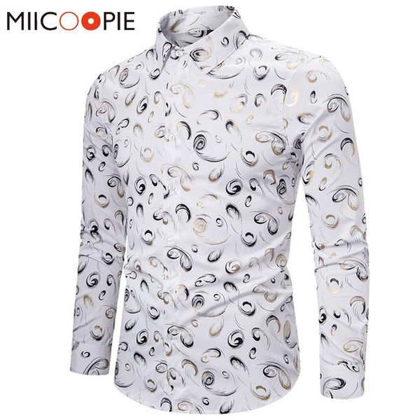 men hipster luxury gold bronzing print long sleeve slim fit dress shirt steampunk white long sleeve wedding party chemise homme, White;black
men hipster luxury gold bronzing print long sleeve slim fit dress shirt steampunk white long sleeve wedding party chemise homme, White;black