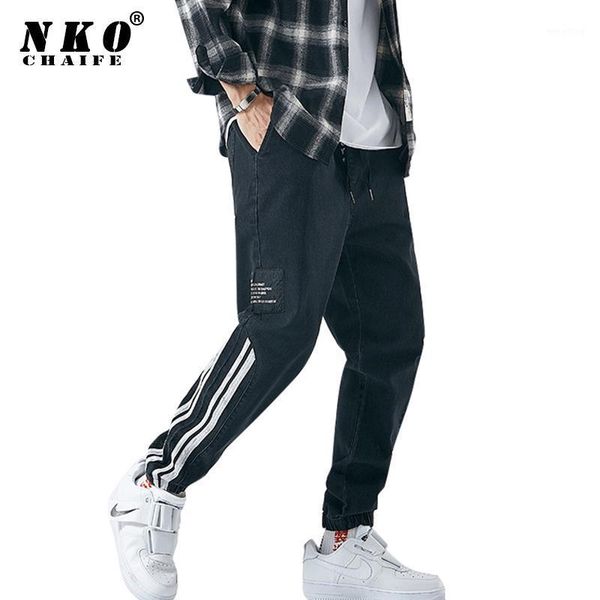 chaifenko men -8xl cargo jeans pants men 2021 new fashion casual harem joggers trousers reflective stripes denim jeans mens1, Blue
chaifenko men -8xl cargo jeans pants men 2021 new fashion casual harem joggers trousers reflective stripes denim jeans mens1, Blue