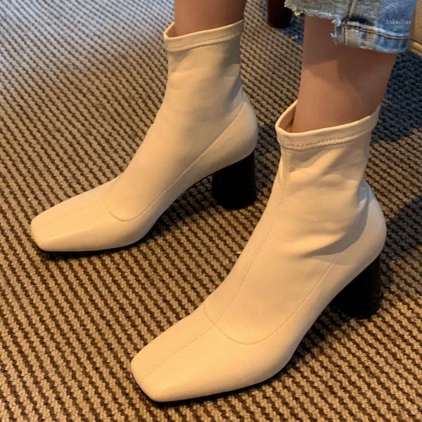 boots women square toe high heels ankle chunky pull-on fall winter fashion sewing dress black white apricot booties1
boots women square toe high heels ankle chunky pull-on fall winter fashion sewing dress black white apricot booties1