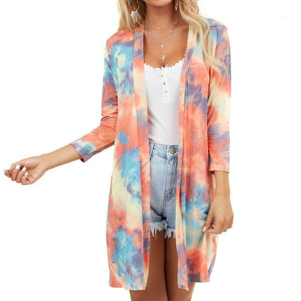 tie dye colors fashion women thin trench coat three quarter open stitch 2020 autumn new simpe loose casual plus size long trench1, Tan;black
tie dye colors fashion women thin trench coat three quarter open stitch 2020 autumn new simpe loose casual plus size long trench1, Tan;black