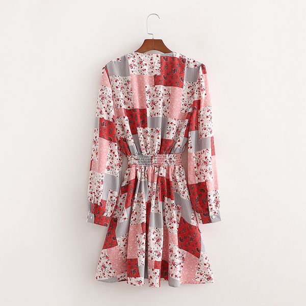 2021 new womens geometric floral short dress full sleeve neck a line mini clothing high street spring summer otn7, Black;gray
2021 new womens geometric floral short dress full sleeve neck a line mini clothing high street spring summer otn7, Black;gray
