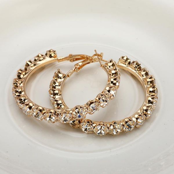 fashion glass rhinestone gems hoop earrings 47-95mm big circle hoop earring for women jewelry gift, Golden;silver
fashion glass rhinestone gems hoop earrings 47-95mm big circle hoop earring for women jewelry gift, Golden;silver