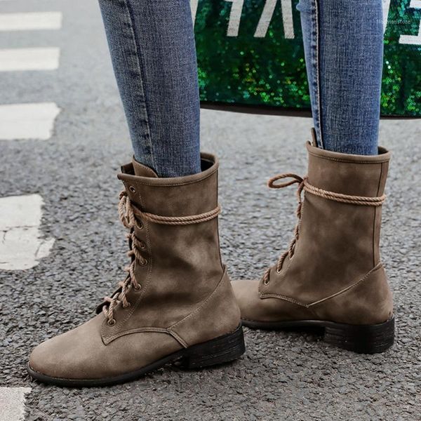 boots arrivals lesiure chic winter shoes women vintage shoelaces big size 46 outdoor wearable work mid-calf booties1, Black
boots arrivals lesiure chic winter shoes women vintage shoelaces big size 46 outdoor wearable work mid-calf booties1, Black