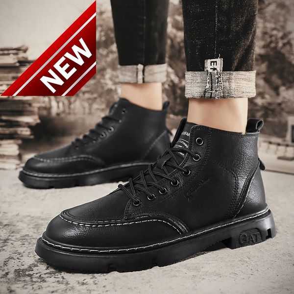fengzhou moyuan 2021 autumn and winter new martin shoes fashion men's leather boots middle leisure transportation, Black
fengzhou moyuan 2021 autumn and winter new martin shoes fashion men's leather boots middle leisure transportation, Black