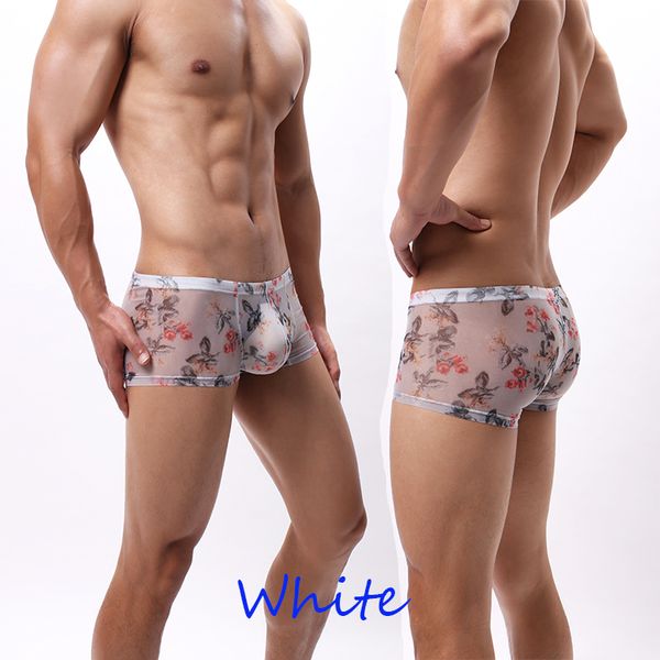 underwear men rainbow acrylic printing style boxers transparent comfortable mesh u-shaped pouch nightclub large size panties, Black;white
underwear men rainbow acrylic printing style boxers transparent comfortable mesh u-shaped pouch nightclub large size panties, Black;white