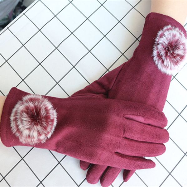 deerskin suede women' autumn and winter new plush warm finger gloves thumb touch driving, Blue;gray
deerskin suede women' autumn and winter new plush warm finger gloves thumb touch driving, Blue;gray