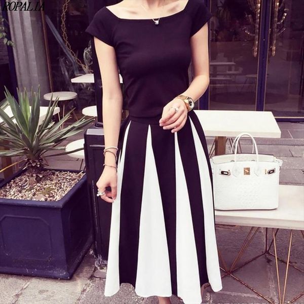 korean style women square collar solid and striped print midi skirt set short sleeve bow shirt skirt 2 pcs sets, Gray
korean style women square collar solid and striped print midi skirt set short sleeve bow shirt skirt 2 pcs sets, Gray