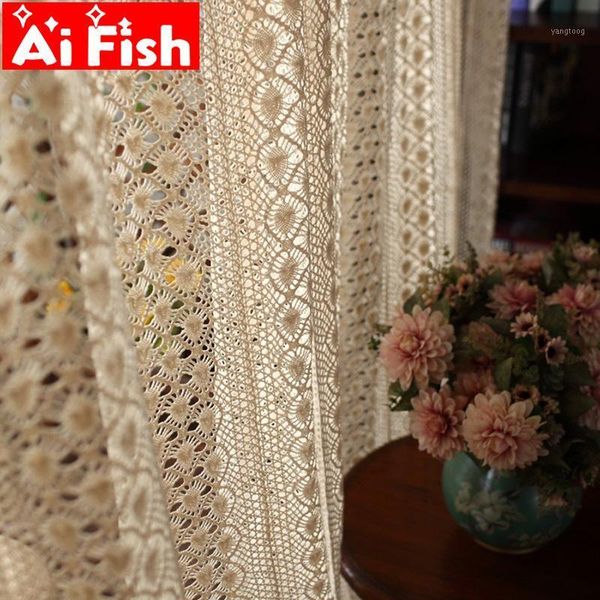 american country cotton balcony bay window finished curtain retro beige crochet lace hollow tulle living room drape my249e1
american country cotton balcony bay window finished curtain retro beige crochet lace hollow tulle living room drape my249e1