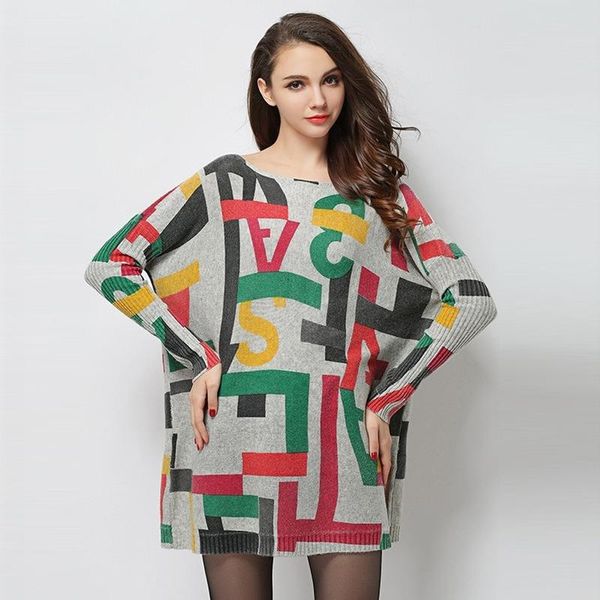 lugentolo sweater women fall fashion loose plus size letter print wool-blend pullovers o-neck flat knitted batwing sleeve, White;black
lugentolo sweater women fall fashion loose plus size letter print wool-blend pullovers o-neck flat knitted batwing sleeve, White;black
