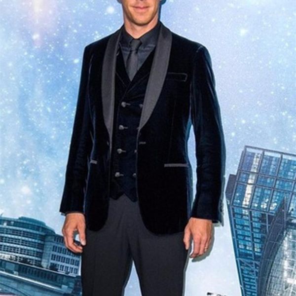custom made men suits shawl lapel groom tuxedos velvet men wedding groomsmen ( jacket+vest+pants+tie ) e3551, White;black
custom made men suits shawl lapel groom tuxedos velvet men wedding groomsmen ( jacket+vest+pants+tie ) e3551, White;black
