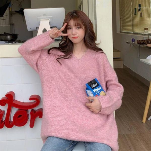 women's sweaters women sweater v-neck long sleeve simple loose knitted spring autumn winter casual pullover plus size jumper kawail 351, White;black
women's sweaters women sweater v-neck long sleeve simple loose knitted spring autumn winter casual pullover plus size jumper kawail 351, White;black
