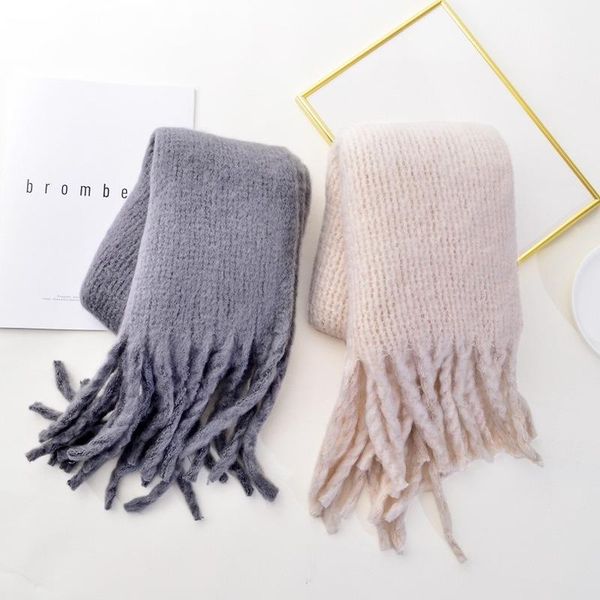 scarves solid cashmere women scarf winter warm shawl and wrap bandana long tassel female foulard thick blanket 200cm, Blue;gray
scarves solid cashmere women scarf winter warm shawl and wrap bandana long tassel female foulard thick blanket 200cm, Blue;gray