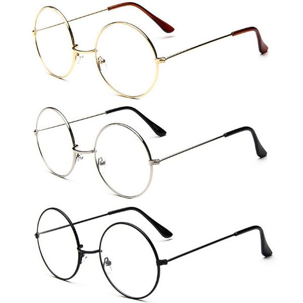 large oversized round plain glasses retro metal frame clear lens circle eyewear for women men eye care decorative tool
large oversized round plain glasses retro metal frame clear lens circle eyewear for women men eye care decorative tool