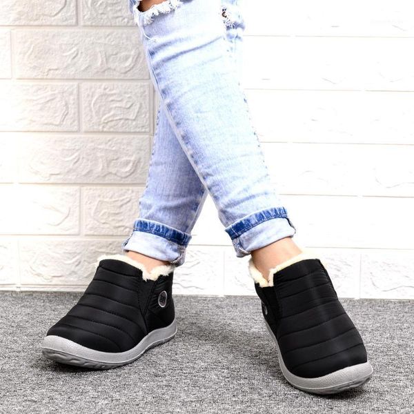 boots winter 2021 women waterproof snow shoes flat casual ankle for plus size botas mujer1, Black
boots winter 2021 women waterproof snow shoes flat casual ankle for plus size botas mujer1, Black