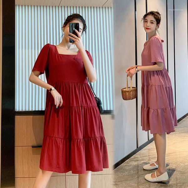 maternity dresses 8262# clothes summer chiffon short sleeve solid color loose stylish dress for pregnant women mom dress1, White
maternity dresses 8262# clothes summer chiffon short sleeve solid color loose stylish dress for pregnant women mom dress1, White