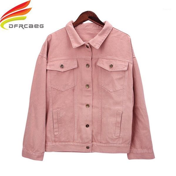 denim pink jacket women 2021 autumn winter new arrival streewear loose jeans jacket coat boyfriend coat woman1, Black;brown
denim pink jacket women 2021 autumn winter new arrival streewear loose jeans jacket coat boyfriend coat woman1, Black;brown