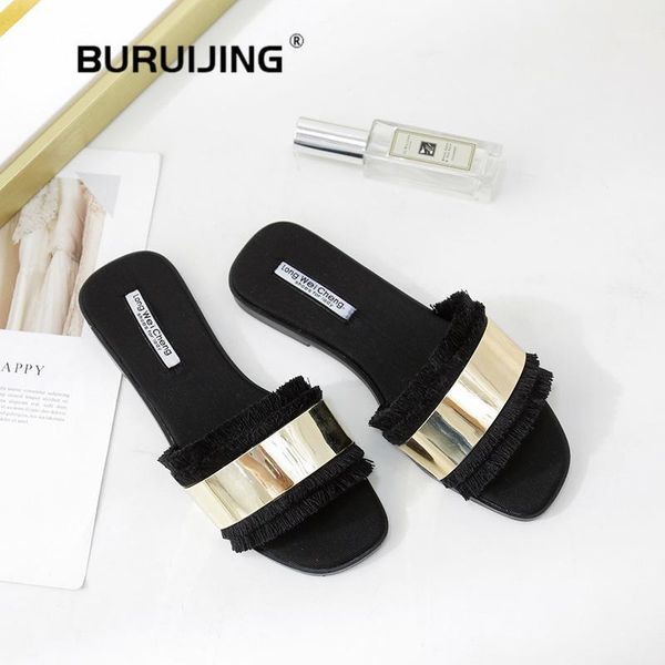 slippers women flat allmatch summer slides fringe concise low elegant slipper woman tassel sandals shoes women1, Black
slippers women flat allmatch summer slides fringe concise low elegant slipper woman tassel sandals shoes women1, Black