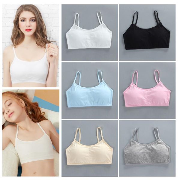 camisoles & tanks teenage girls bra underweargirl young students straps bras suspender cotton soft elastic, Black;white
camisoles & tanks teenage girls bra underweargirl young students straps bras suspender cotton soft elastic, Black;white
