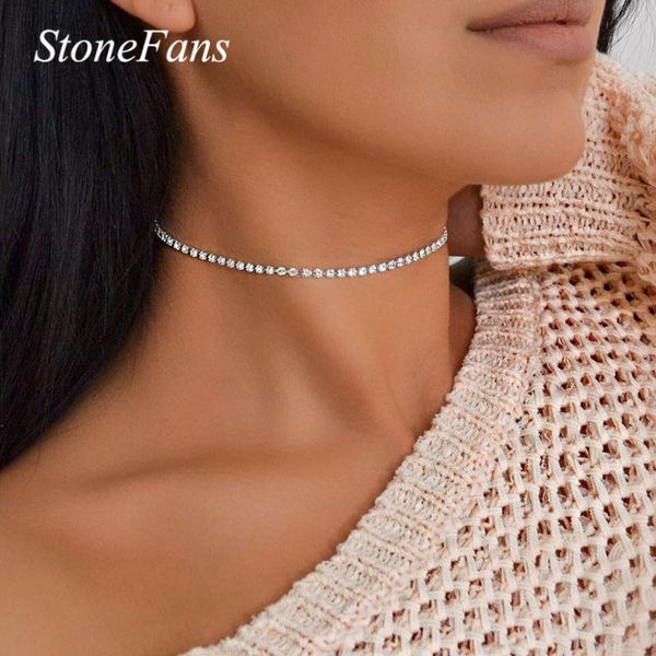 stonefans 45cm simple rhinestone chain choker necklace for women fashion geometric crystal collar necklace exquisite jewelry, Golden;silver
stonefans 45cm simple rhinestone chain choker necklace for women fashion geometric crystal collar necklace exquisite jewelry, Golden;silver