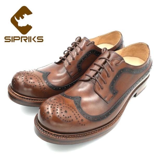 sipriks mens thick leather sole designer brogue shoes vintage carved wing tip dress shoes italian handmade, Black
sipriks mens thick leather sole designer brogue shoes vintage carved wing tip dress shoes italian handmade, Black