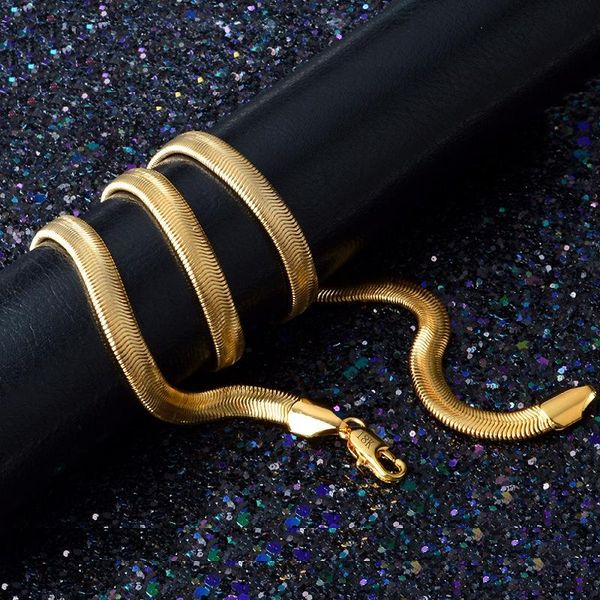 gold chain for men vintage necklace men jewelry wholesale gold color 6mm 20" 50cm snake chain necklace sale colar collier, Silver
gold chain for men vintage necklace men jewelry wholesale gold color 6mm 20" 50cm snake chain necklace sale colar collier, Silver