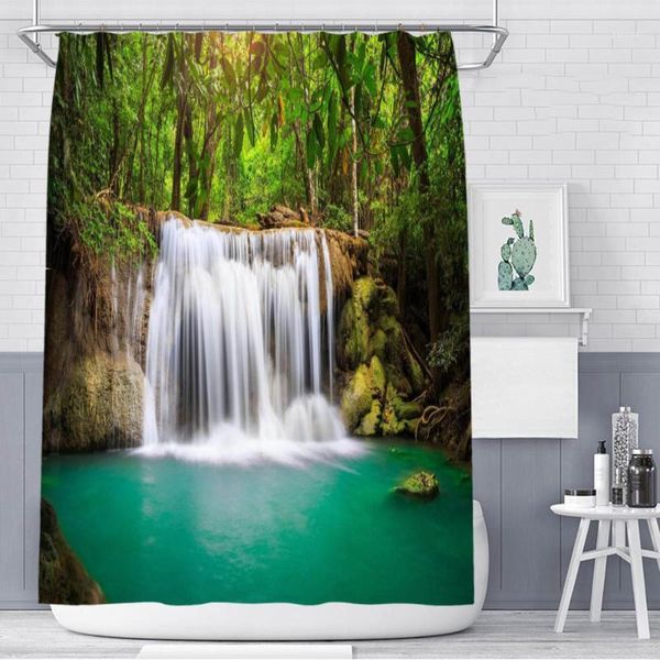 shower curtains green water falls polyester printed bathroom curtain waterproof and moldproof comes with hook perforation multiple s1
shower curtains green water falls polyester printed bathroom curtain waterproof and moldproof comes with hook perforation multiple s1