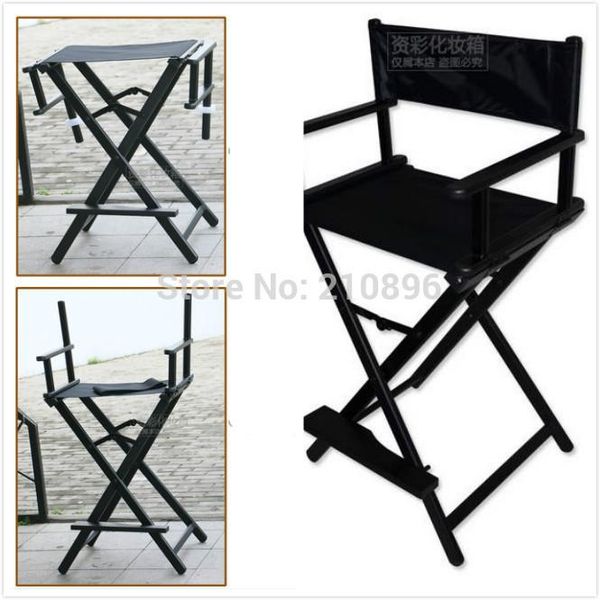 aluminum director chair foldable aluminum makeup chair 2 colours