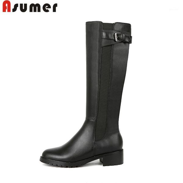 boots asumer big size 34-43 fashion knee high women round toe zip genuine leather classic ladies riding 2021 1, Black
boots asumer big size 34-43 fashion knee high women round toe zip genuine leather classic ladies riding 2021 1, Black