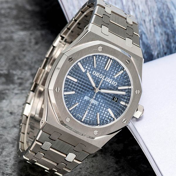 2021 montre de luxe mens automatic mechanical watches classic style 42mm full stainless steel strap sapphire super luminous u1 wristwatches, Slivery;brown
2021 montre de luxe mens automatic mechanical watches classic style 42mm full stainless steel strap sapphire super luminous u1 wristwatches, Slivery;brown